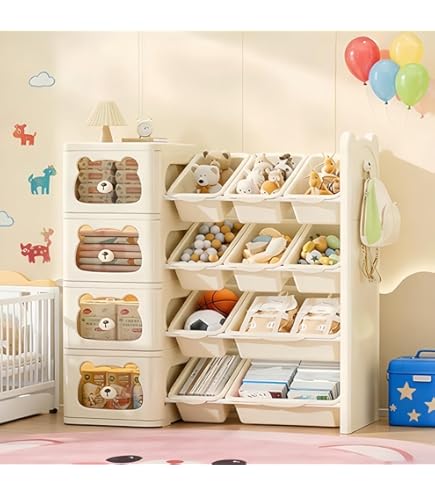 Amazon｜おもちゃ箱収納 子供のおもちゃの収納ラック幼稚園幼稚園の