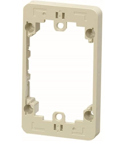 Amazon.co.jp: 未来工業 モール用スイッチ枠 ミルキーホワイト 1