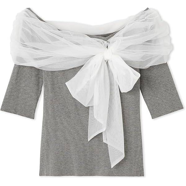 FRAY I.D（フレイ アイディー）アシメネックドレープニットブラック FRAY I.D 新作10%OFF フレイアイディー トップス 25春夏 アシメ