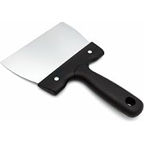 Ateco 1319 Ultra Pastry Scraper - Stainless Steel Bench Scraper With Plastic Handle - View #3