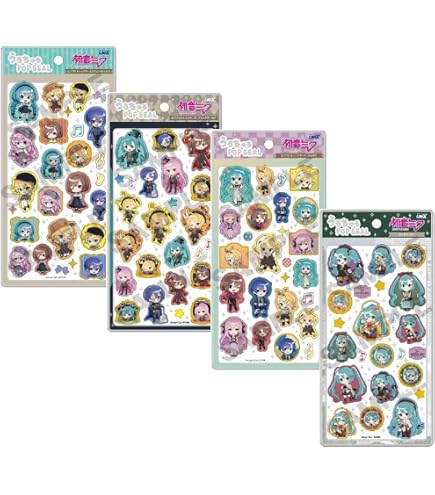 Amazon.co.jp: SAEYZ 50枚 初音ミクステッカーセット ボーカロイド防水