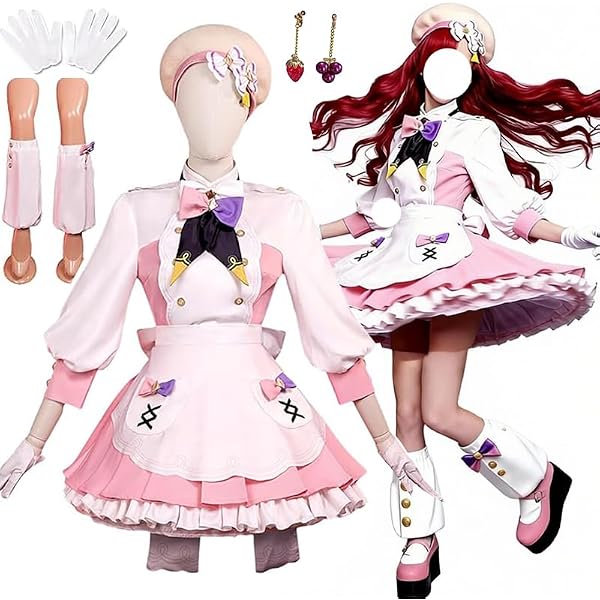Amazon.co.jp: [FANG HUIたのしい] 即納 早乙女ベリーコスプレ衣装 女M