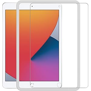 【ガイド枠付き】Nimaso iPad 10.2 ガラスフィルム iPad 8世代 / 7世代 強化 ガラス 保護 フイ…