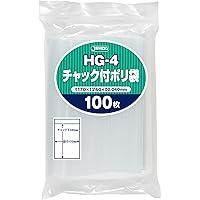 Amazon.co.jp: ミツワ (B6判用紙入る)チャック付きポリ袋G-4