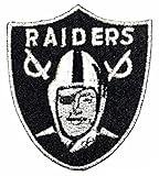 Raiders 2.56 " X 2.95 "インチパッチジャケットT -シャツパッチSewアイロン刺繍バッジSign Costum