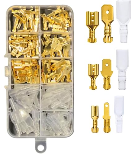 Amazon | エーモン(amon) 平型端子 オスセット スピーカー用 110・187