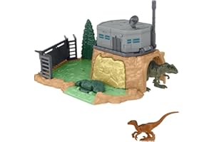 マテル ジュラシックワールド(JURASSIC WORLD) 新たなる支配者 ミニフィギュアプレイセット 大暴れ! ギガノトサウルス 【4才~】 HFF12