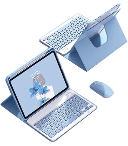 Amazon | マウス付き iPad 第10世代 2022 キーボードケース 360度回転