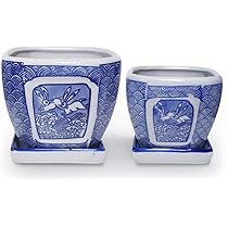 向付 2客 角鉢 染付 名家 蔵出し 初荷 極美品 風景 鳥 その2 向付 2客 角鉢 染付 名家 蔵出し 初荷 極美品 風景 鳥