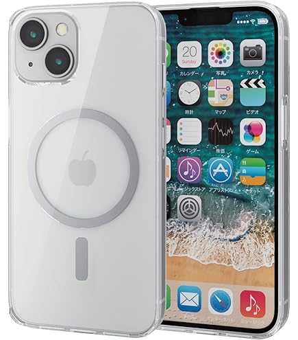 Amazon.co.jp: motomo iPhone 14 用 ケース Magsafe対応 クリア