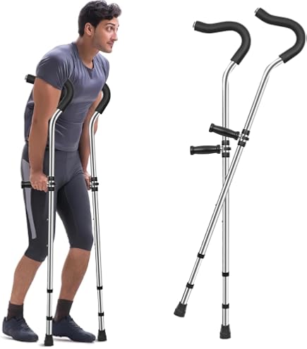 Amazon.co.jp: smartCRUTCH 人間工学カスタム前腕松葉杖 大人用 複数の
