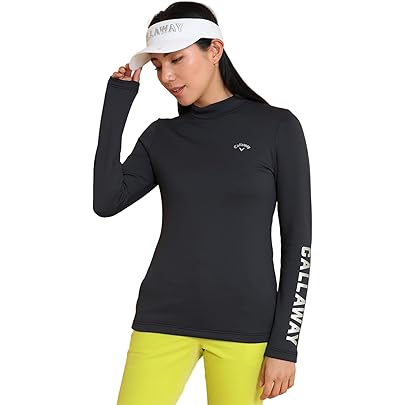 Amazon.co.jp: [キャロウェイ] レディース タートルネックニット (吸湿