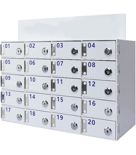 貴重品ロッカー 小型 鍵付きダイヤル錠 8人用 ロッカー金庫(2列4段 8人用) 746462.jpg