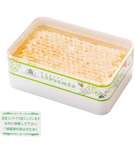 Amazon | ハンガリー産 コームハニー 巣蜜 コムハニー (2.4㎏（200g×12 