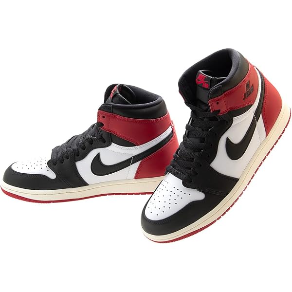 Amazon | [ナイキ] AIR JORDAN 1 KO WHITE/RED/BLACK メンズ