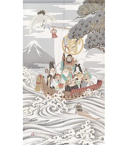 Amazon | 浮世絵のれん 85×150cm 日本製「舞妓さん」【IT