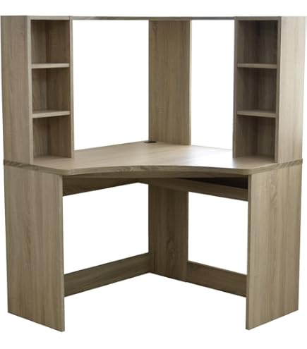 IKEA MICKE コーナーデスク ホワイト コーナーデスク 収納付き MICKE ミッケ コーナーワークステーション, ホワイト, 100x142