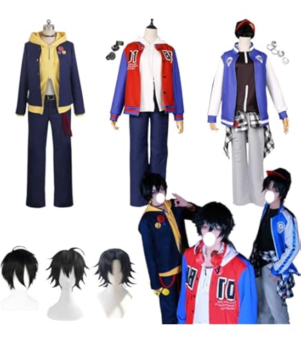 Amazon.co.jp: 耐熱コスプレウィッグ 山田一郎 山田二郎 山田三郎