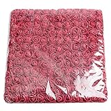 Fenteer 約144個　ミニチュアローズ　フラワー　造花　結婚式　花束　DIY　工芸品　装飾　バラ　結婚式　パーティー　ベビーシャワー　バレンタインデー　多色選べる - ブルゴーニュ