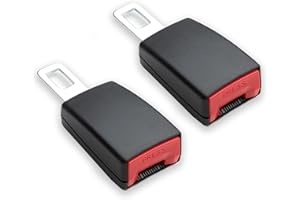 延長バックル 2点 クリップ 調整器 締め付け防止 子供用シートベルト 補助ベルト 10cm