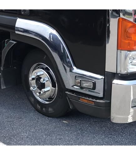 Amazon | HELIOS いすゞ07フォワード用 メッキ リアフェンダーパネル