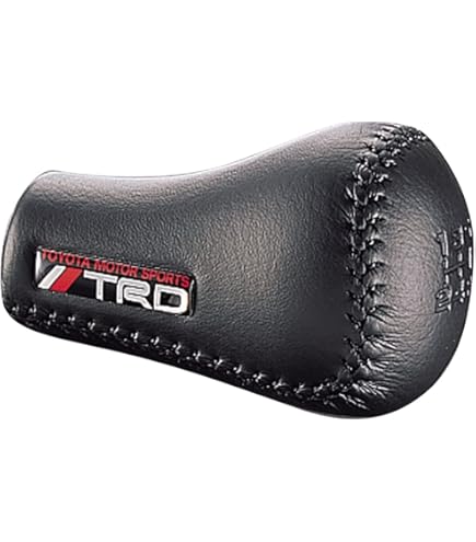 Amazon.co.jp: TRD シフトノブ(左右非対称) 本皮 ブラック マークII 
