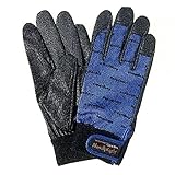 【120双】 ノンスリップライト P パターン マジック PA-9243 Lサイズ ブルー 手袋 作業用 革 皮 工場 現場 熱T 代不