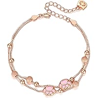 Pt850 プラチナブレスレット ピンクの猫さん専用 Pt850 プラチナ