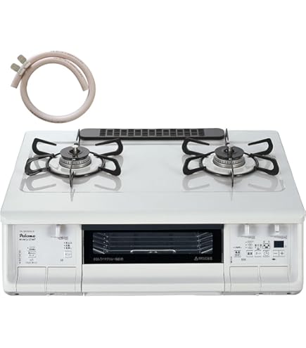 Amazon | ガスコンロ（ガステーブル）パロマPA-360WA-R水無し両面焼き 