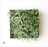 壁掛け 観葉植物 消臭 CT触媒付フェイクグリーンのフレーム L [kkm1175] (A)