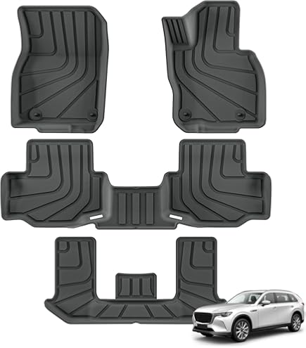 Amazon | LUCKEASY マツダ CX-80 CX80 専用 フロアマット 3Dフロア 