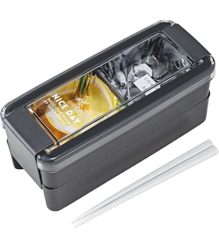 Amazon.co.jp: ヒスミニ 2段お弁当箱ランチケース 入園 入学