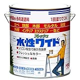 ニッペ 多用途塗料 水性フレッシュワイド ミルキーホワイト 3.2L