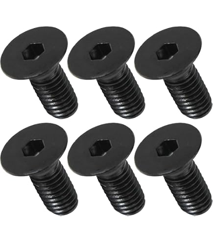Amazon | 日本製 チタン製 六角 穴付き 皿 ボルト M5×12mm 6本