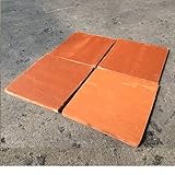 アンティークレンガ タイル型 275×275×13(mm) 12枚セット レッドブラウン
