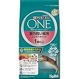 ピュリナ ワン キャットフード 室内飼い猫用 インドアキャット 1歳以上 サーモン&ツナ 2kg