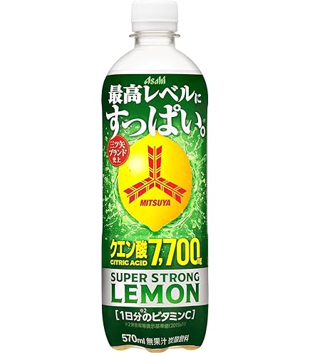 三ツ矢サイダー アサヒ飲料 三ツ矢スーパーストロングレモン 570ml×24本