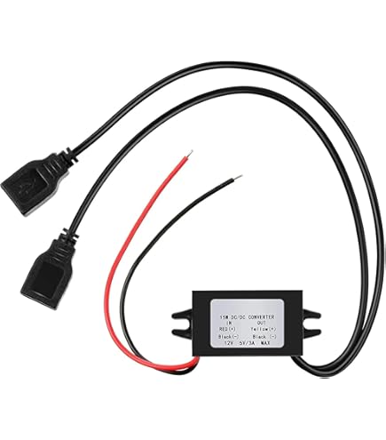 ノーブランド品 　デュアルUSB　 車　DC-DC　コンバータモジュール　12Vー5V 3A 15W　電源アダプタ dwos6rj Amazon.co.jp: ダブル 2 USB DC-DC カー コンバータ モジュール 12v To