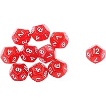 Amazon | HiCollie ロールプレイングゲーム 12面ダイス サイコロ12面