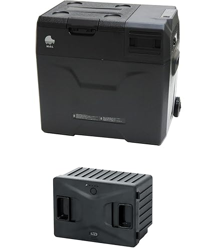 M.O.L ポータブル冷蔵庫&冷凍庫 MOL-FL401 Amazon | M.O.L ポータブル冷蔵庫＆冷凍庫 40L DC12V24V／AC100V