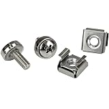 StarTech.com M5ネジ(12mm) & M5ケージナット 20セット サーバーラック/キャビネットへの取付け専用ケージナット & ネジセット CABSCRWM520