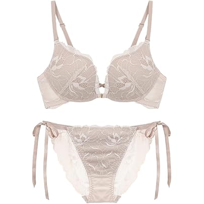 Amazon | [ツーハッチ] ブラジャー&ショーツ 上下セット ブラレット