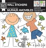 me & my BIG ideas Removable Wall Sticker, A Kid'S Life [並行輸入品]