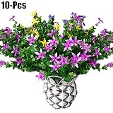 funpa Orchid Flowerウェディング人工花シミュレーションプラスチックLifelikeフラワーFake Garden Plant One Size 6JX54111401EFMA