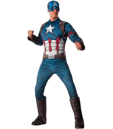 Amazon.co.jp: マーベル キャプテンアメリカ デラックス コスチューム 