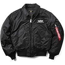 アルファインダストリーズ　USA製　CWU-45P フライトジャケット　M　黒 Alpha Industries アルファ インダストリーズ ALPHA CWU-45/P