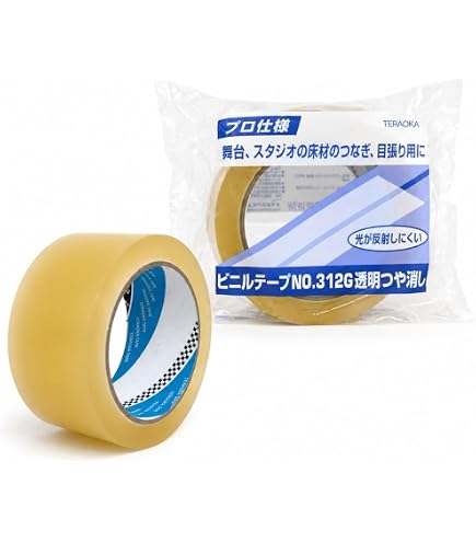 Amazon.co.jp: 寺岡製作所 ビニルテープ No.312G 25mm×30m 透明