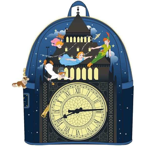 ディズニー　ピーターパン Disney Peter Pan 限定版時計 ディズニーストア ピーターパン 時計台 オーナメント フィギュア