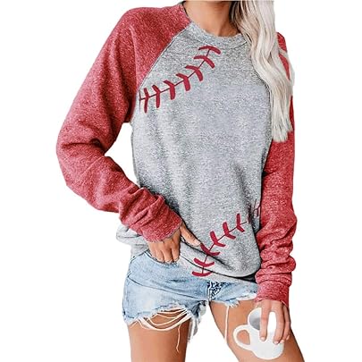red baseball pullover