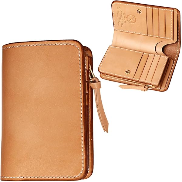 Amazon | MAMA KIN' コードバン 栃木レザー ヌメ革 サドルレザー 二